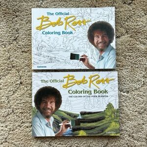 The Official Bob Ross Coloring Books